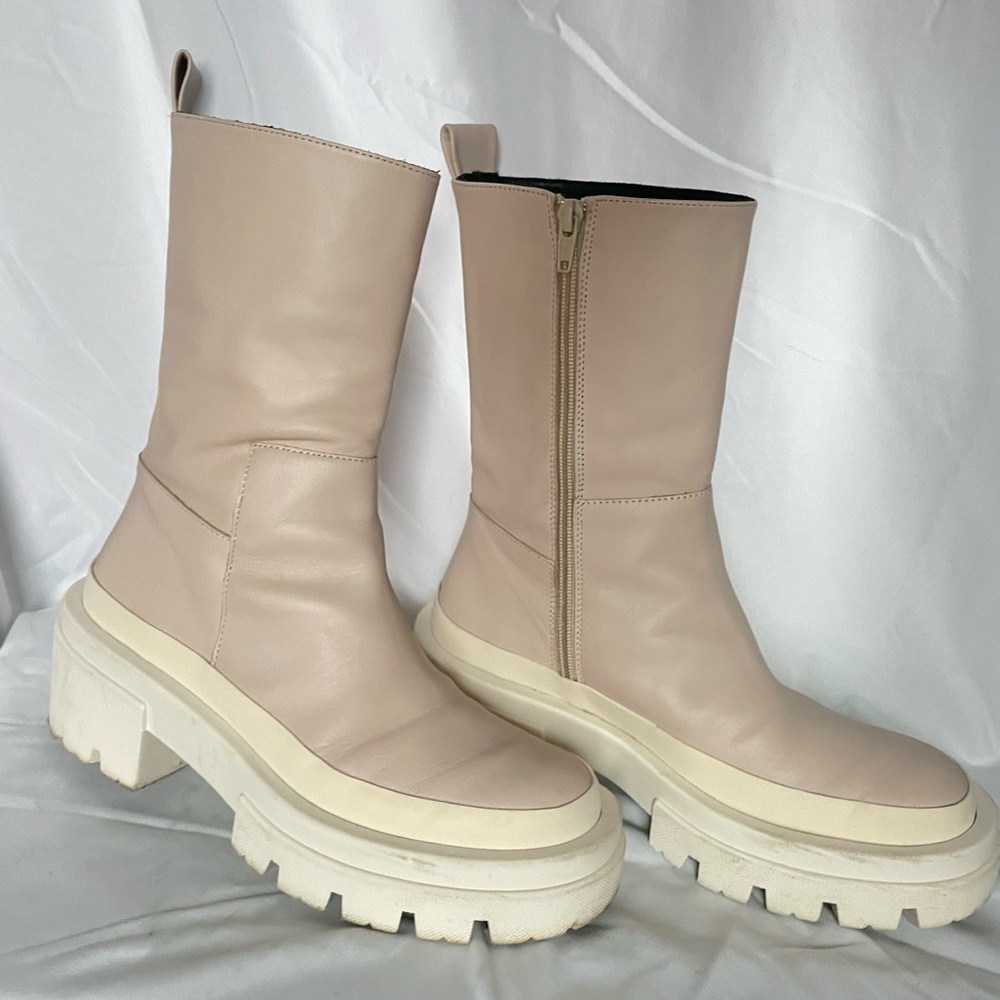 Equitare women’s blush leather ankle boots